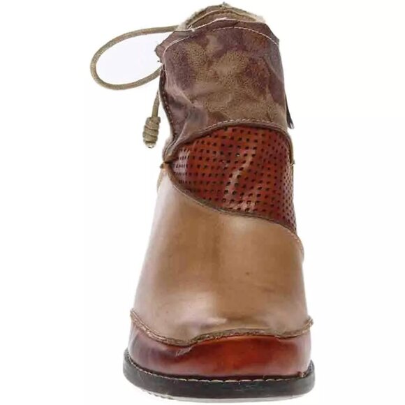 Corkys Elite Cashew Womens Leather Ankle Bootie -- Cognac, Size 10M NEW - Picture 3 of 6